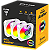 Kit 3 Cooler Fan Snow Auster RGB 4P MOLEX - CLANM - Imagem 4