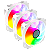 Kit 3 Cooler Fan Snow Auster RGB 4P MOLEX - CLANM - Imagem 5