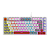 TECLADO MECANICO 75% PCYES KIRIN WHITE GHOST - SWITCH BLUE - LED RAINBOW - PTKRWG75BL - Imagem 3