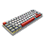 TECLADO MECANICO 60% PCYES KUROMORI WHITE GHOST - SWITCH BLUE - LED RAINBOW - PTKMWG60BL - Imagem 3
