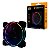Cooler Fan F40 12mm Led Rainbow Rgb - Oex - Imagem 1