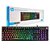 Teclado Gamer K500F USB Membrana LED RGB ABNT2 Preto - HP - Imagem 2