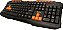 Teclado Gamer Abnt2 Usb Laranja Multimídia - Tc200 - Oex - Imagem 3