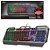 Teclado Gamer Trust GXT 856 Torac LED Rainbow Anti-ghosting Teclas Multimídia Preto - TRUST - Imagem 2