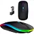 Mouse sem fio Modelo XD -611  Recarregável Wireless Bluetooth Optico Led Rgb Colorido Ergonômico Usb 2.4 Ghz Notebook Computador Pc Desktop Linha Premium - Imagem 3