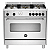 FOGAO MASTER 90CM, 5 QUEIMADORES, INOX, FORNO ELETRICO 220V - Imagem 1