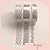 KIT WASHI TAPE LUXO PRATA - Imagem 2
