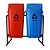 Conjunto Lixeira Basculante 60 Litros c/ Suporte - Imagem 1