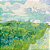 Campos de trigo verde em Auvers - Van Gogh (1890) - Argolado - Capa Dura - A5 - Imagem 2