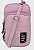 Shoulder Bag Bolsa Transversal Pequena de Nylon Rosa B049 - Imagem 1