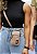 Shoulder Bag Bolsa Transversal Pequena de Nylon Bege B050 - Imagem 1