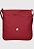 Bolsa Transversal Média Masculina Feminina Vermelha L023 - Imagem 4