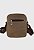 Shoulder Bag Bolsa Transversal Pequena Masculina Feminina Marrom B064 - Imagem 2