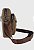 Shoulder Bag Bolsa Transversal Pequena Masculina Feminina Marrom B064 - Imagem 4