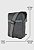 Shoulder Bag Bolsa Transversal Básica de Nylon Cinza B065 - Imagem 4