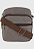 Shoulder Bag Bolsa Transversal Lona Cinza A009 - Imagem 2