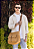 Bolsa Tote Bag Tiracolo de Lona Tamanho Grande Caqui A023 - Imagem 1