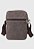 Shoulder Bag Bolsa Transversal Lona Cinza A022 - Imagem 5
