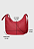 Hobo Bag Bolsa Transversal Tamanho Grande Casual Vermelha LE11 - Imagem 5