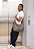 Hobo Bag Bolsa Transversal Tamanho Grande Casual Cinza LE11 - Imagem 1
