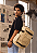 Lenna's Mochila de Lona Grande Masculina Feminina Comporta Notebook Casual e Viagens Bege LE13 - Imagem 1