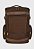 Lenna's Mochila de Lona Grande Masculina Feminina Comporta Notebook Casual e Viagens Marrom LE13 - Imagem 3