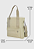 Lenna's Bolsa Transversal e de Ombro Tote Bag de Lona Bege A025 - Imagem 2