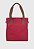 Lenna's Bolsa Transversal e de Ombro Tote Bag de Lona Bordô A025 - Imagem 3