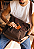 Lenna's Bolsa Transversal e de Ombro Tote Bag de Lona Marrom A025 - Imagem 9