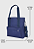 Lenna's Bolsa Transversal e de Ombro Tote Bag de Lona Azul A025 - Imagem 2