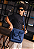 Lenna's Bolsa Transversal e de Ombro Tote Bag de Lona Azul A025 - Imagem 8