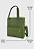 Lenna's Bolsa Transversal e de Ombro Tote Bag de Lona Verde A025 - Imagem 2