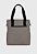 Lenna's Bolsa Transversal e de Ombro Tote Bag de Lona Cinza A025 - Imagem 3