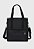 Lenna's Bolsa Transversal e de Ombro Tote Bag de Lona Preta A025 - Imagem 1