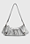 Bolsa Cargo Feminina Transversal e de Ombro com Fivelas Prata B079 - Imagem 1
