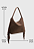 Hobo Bag Bolsa Transversal com Franjas Estilo Western Marrom B080 - Imagem 2