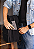 Lenna's Mochila Unissex Grande de Veludo Cotelê Comporta Notebook Preta A026 - Imagem 11