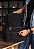 Lenna's Mochila Unissex Grande de Veludo Cotelê Comporta Notebook Preta A026 - Imagem 9