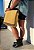 Bolsa Transversal de Lona Feminina Masculina Amarela A008 - Imagem 8