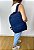 Mochila Escolar Jeans Grande Azul A010 - Imagem 1