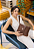 Bolsa Transversal Feminina Masculina Caramelo L012 - Imagem 9