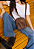 Shoulder Bag Bolsa Transversal Pequena Caramelo L084 - Imagem 1