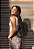 Mochila Executiva Vintage Material Sintético Preta LE01 - Imagem 12