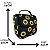 Bolsa Marmiteira Térmica Estampada Girassol Preta A016 - Imagem 5