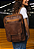 Mochila Executiva Vintage Masculina Feminina Caramelo LE03 - Imagem 9