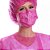 Máscara Descartável Tripla Rosa Pink C/50 Unidades - ProtDesc - Imagem 1