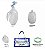 Ressuscitador Pulmonar (Ambu) Manual C/ Reservatório Adulto - Advantive - Imagem 1