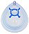 Máscara de Anestesia Com Coxim Inflável Nº5 Obeso (Azul) - Advantive - Imagem 1