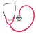 Estetoscópio Duplo Adulto Rosa - Medicate - Imagem 1