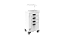 Carro De Medicação/Emergência Branco Epóxi C/3 Gavetas Standart S-8625 - Imagem 4